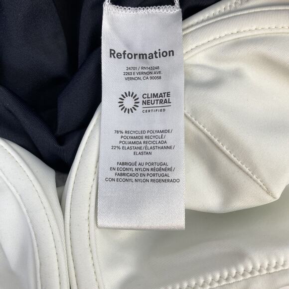 Reformation Black and White One Piece Swimsuit - Picture 8 of 10